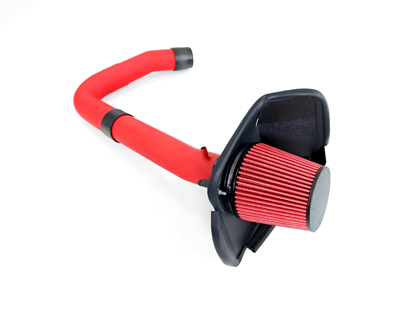 2011-2019 Dodge Challenger 3.6L V6 Cold Air Intake Wrinkle Red