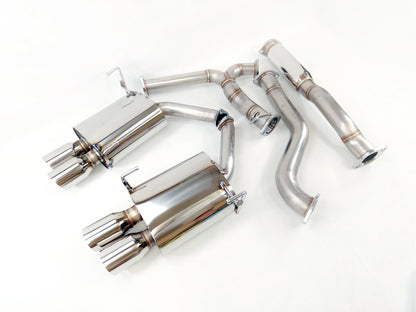 2015-2021 Subaru WRX STI VA Sedan Catback Exhaust Quad Tips