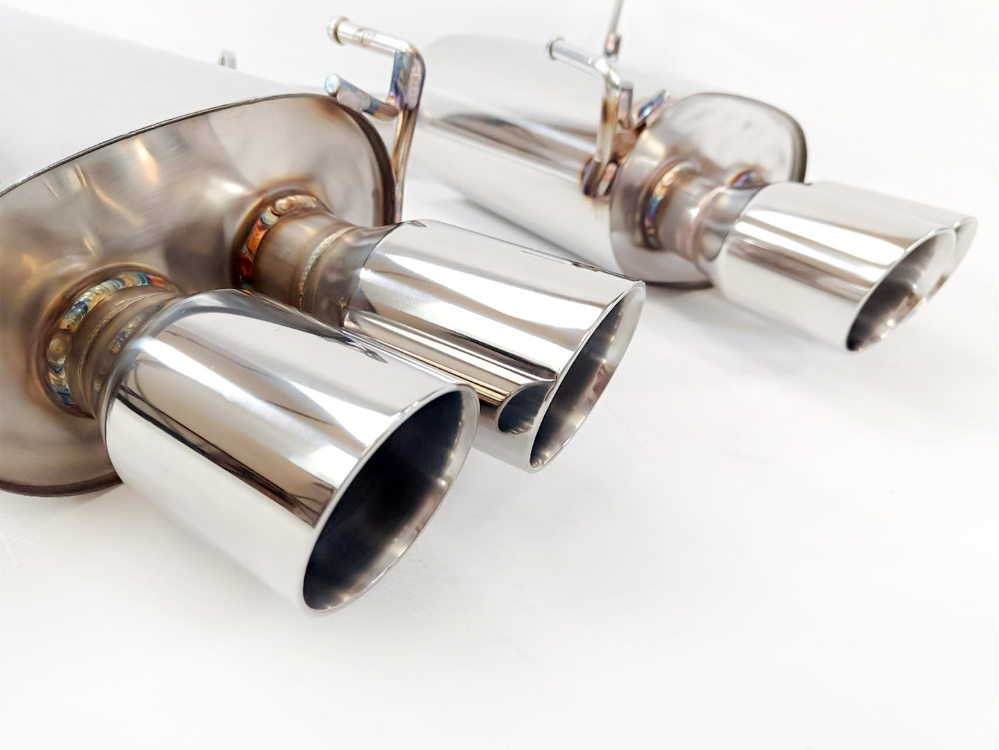 2015-2021 Subaru WRX STI VA Sedan Catback Exhaust Quad Tips