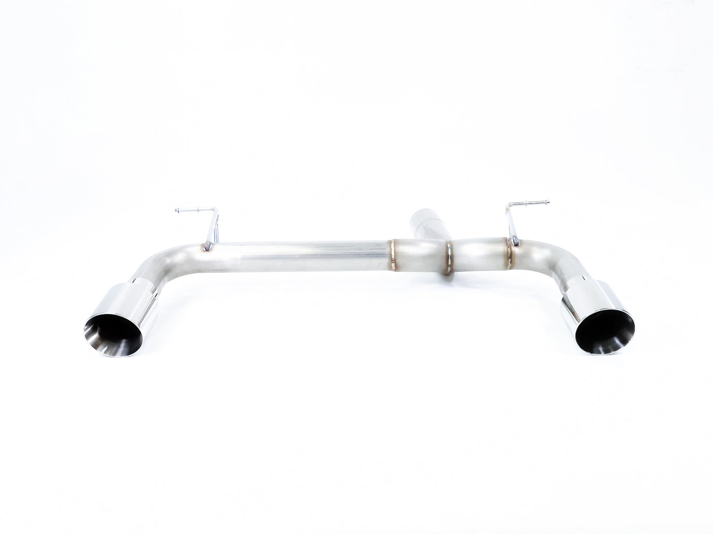 2012-2015 BMW 335i (F30) Mufflerless Axle Back Exhaust Polished Tips