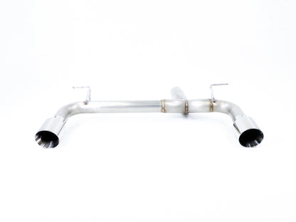2012-2015 BMW 335i (F30) Mufflerless Axle Back Exhaust Polished Tips
