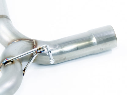 2012-2015 BMW 335i (F30) Mufflerless Axle Back Exhaust Polished Tips