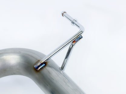 2012-2015 BMW 335i (F30) Mufflerless Axle Back Exhaust Polished Tips