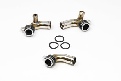 Porsche 911 997/GT2/RS Turbo Coolant Elbow Pipes for Oil Exchanger