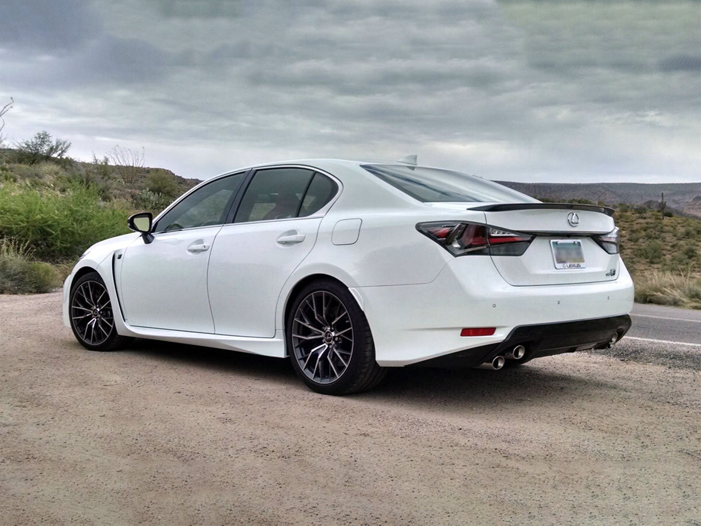 2013-2020 GSF GS-F GS350 GS450H Carbon Fiber Rear Trunk Spoiler Lip
