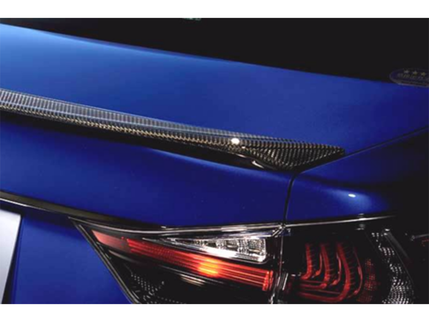 2013-2020 GSF GS-F GS350 GS450H Carbon Fiber Rear Trunk Spoiler Lip