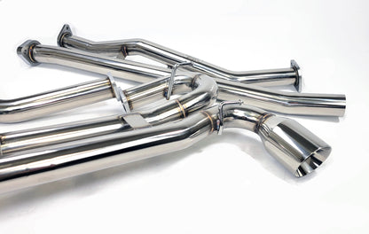 2017-2024 Toyota FT86 GT86 Dual Exhaust System Straight Pipe