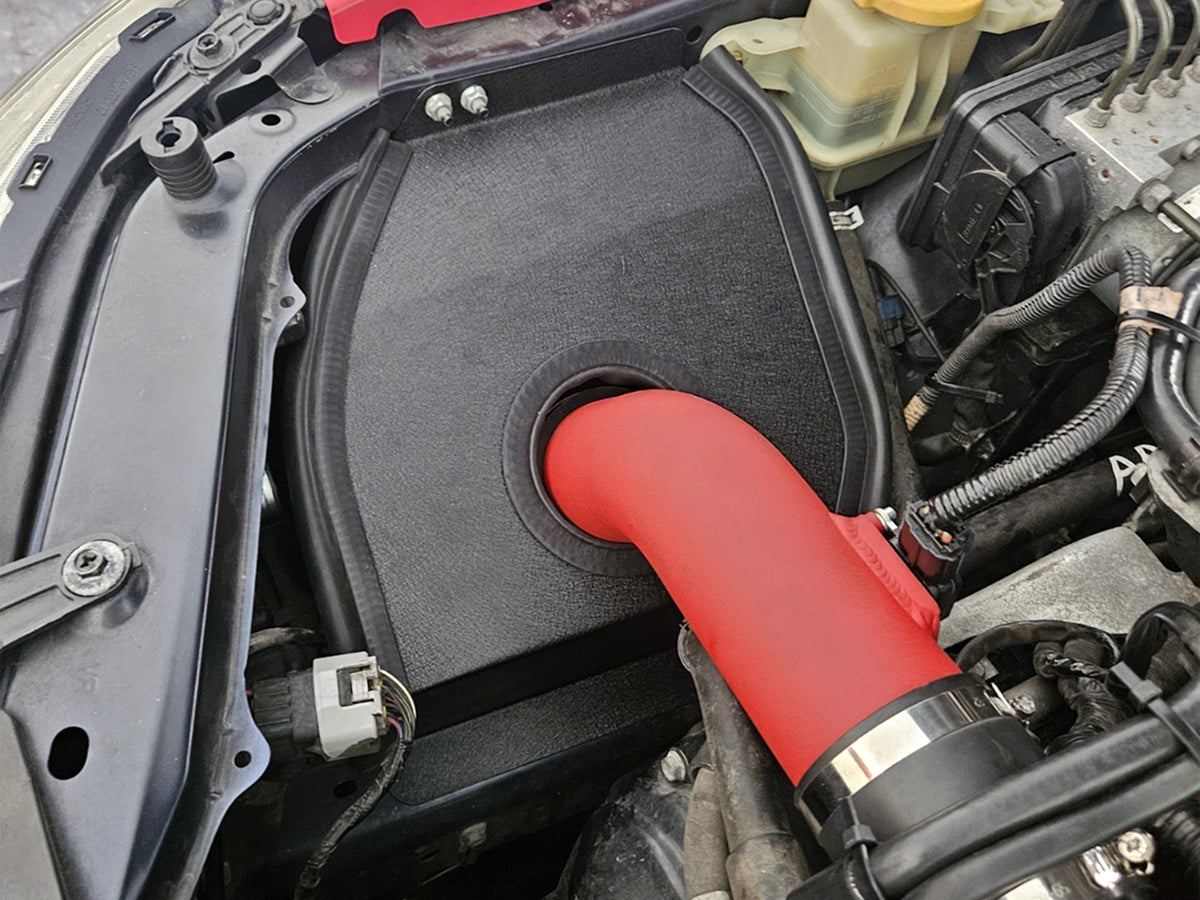 2015-2017 Subaru WRX STI 2.5L Cold Air Intake - Wrinkle Red