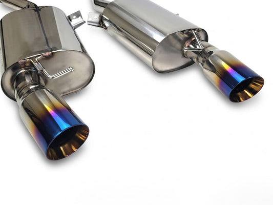 07-13 BMW 335i E90 E92 Twin Turbo N54/N55 Full Catback Exhaust THICK WALL BURNT TIPS
