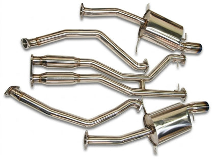 07-13 BMW 335i E90 E92 Twin Turbo N54/N55 Full Catback Exhaust THICK WALL BURNT TIPS