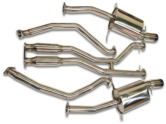 07-13 BMW 335i E90 E92 Twin Turbo N54/N55 Full Catback Exhaust THICK WALL BURNT TIPS