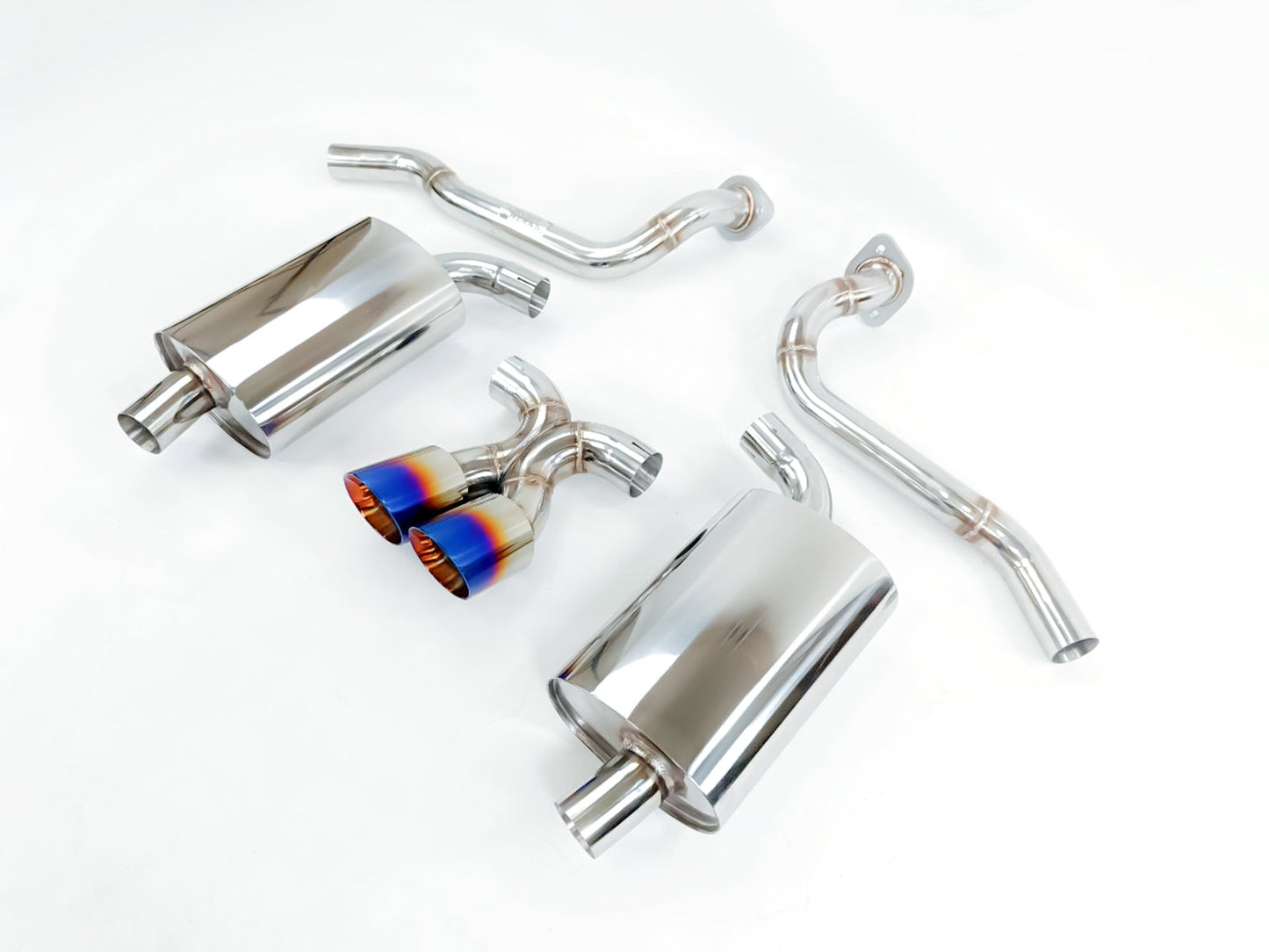 13-16 Porsche Cayman Boxster 981 Base S Burnt Tip Catback Exhaust System