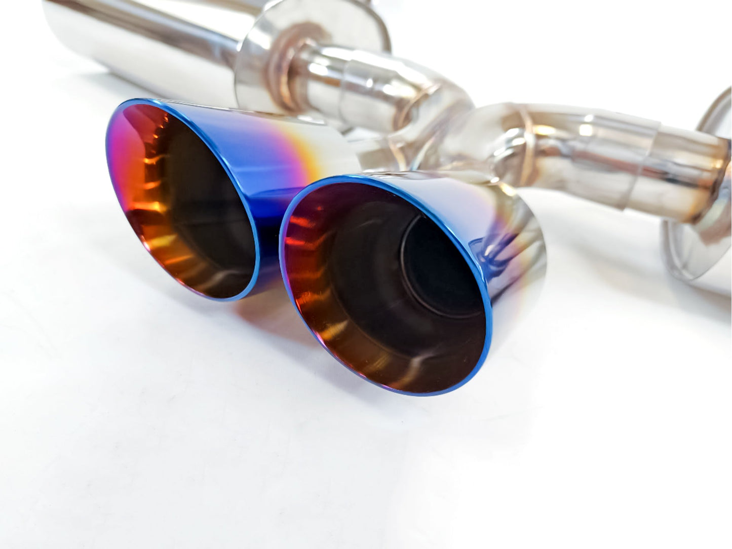 13-16 Porsche Cayman Boxster 981 Base S Burnt Tip Catback Exhaust System