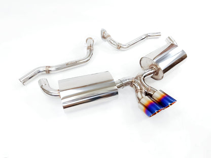 13-16 Porsche Cayman Boxster 981 Base S Burnt Tip Catback Exhaust System