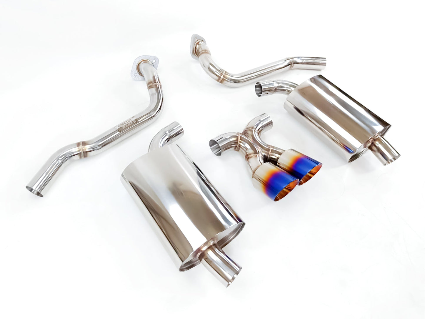 13-16 Porsche Cayman Boxster 981 Base S Burnt Tip Catback Exhaust System