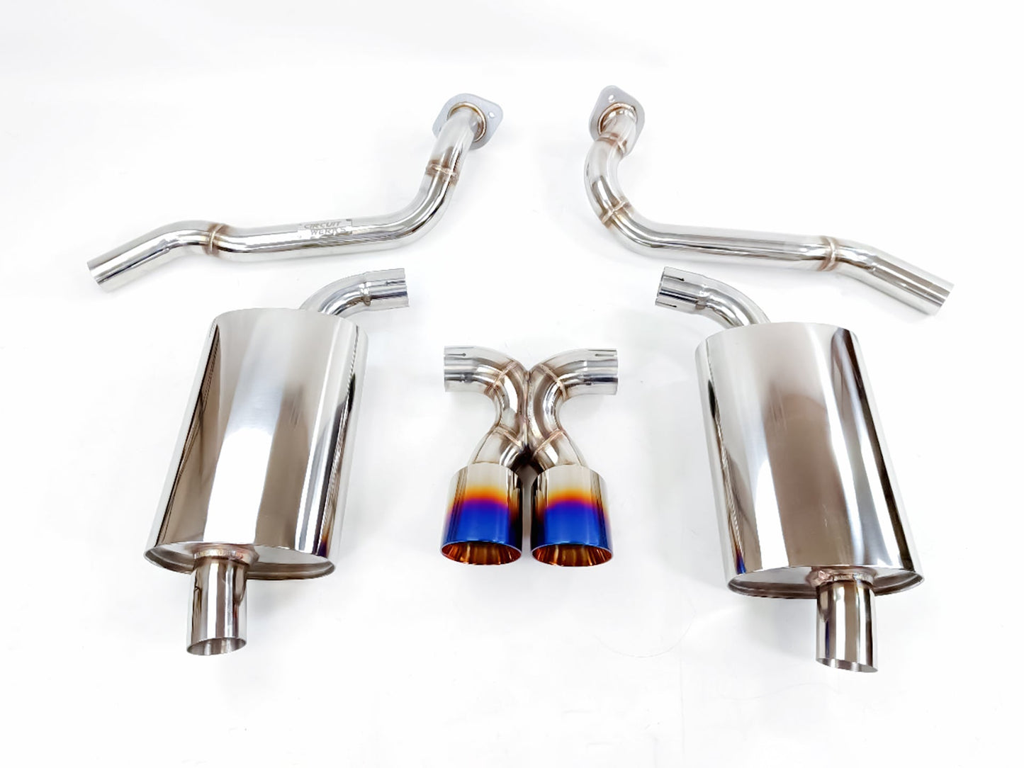 13-16 Porsche Cayman Boxster 981 Base S Burnt Tip Catback Exhaust System