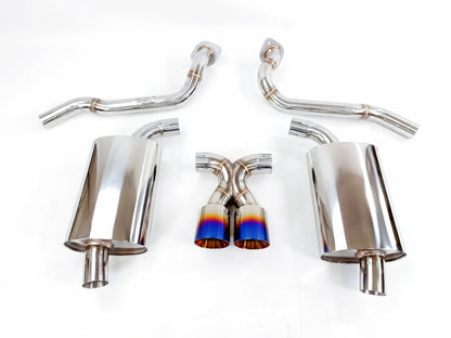 13-16 Porsche Cayman Boxster 981 Base S Burnt Tip Catback Exhaust System