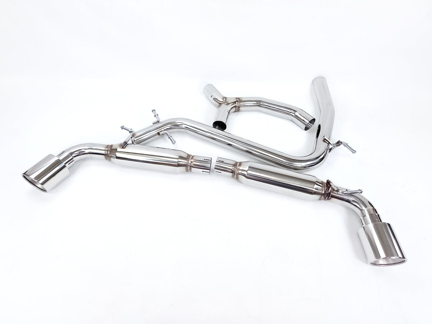 10-14 Volkswagen Golf GTi MK6 MKVI 2.0T VW Polished Catback Exhaust