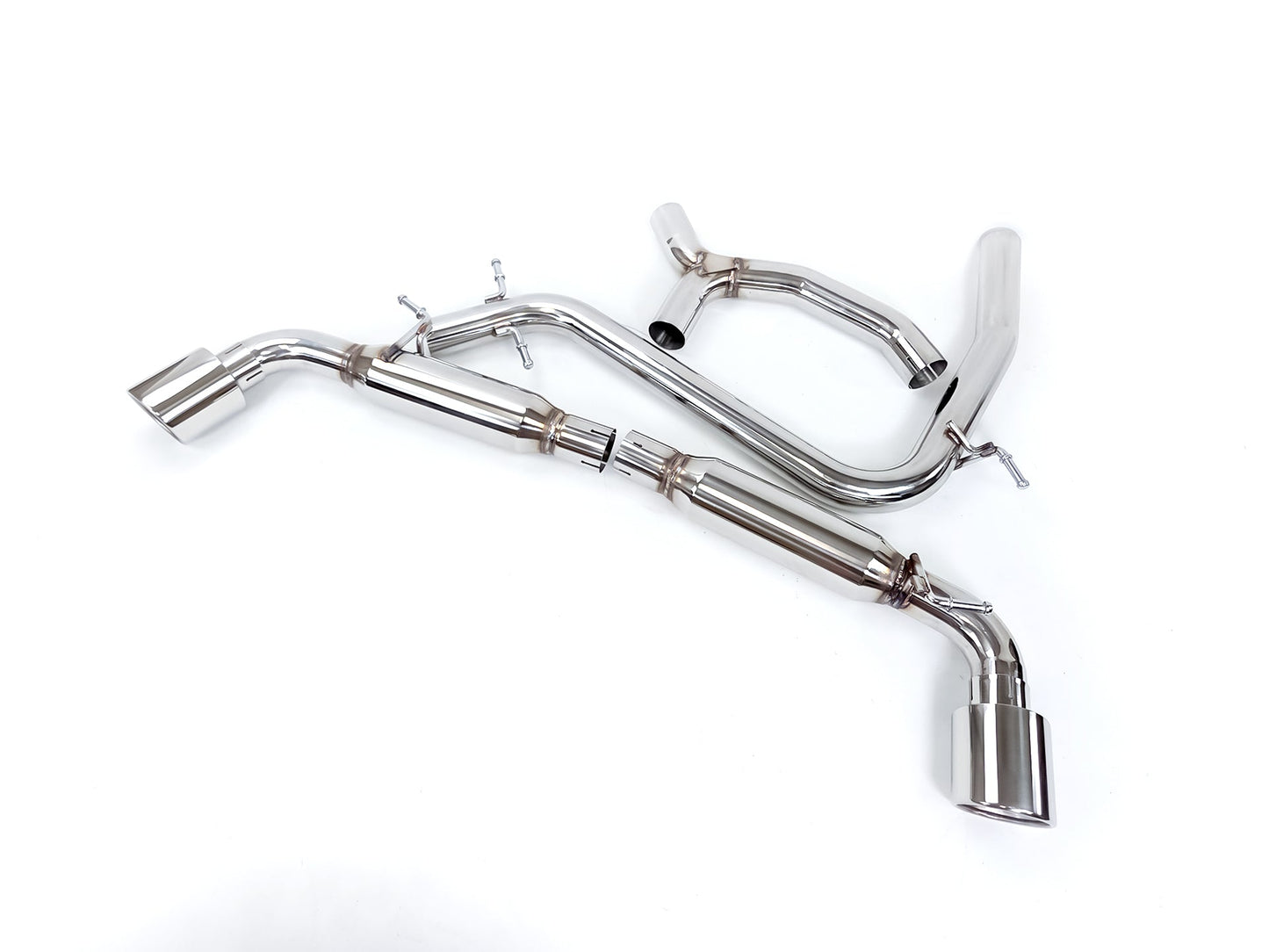 10-14 Volkswagen Golf GTi MK6 MKVI 2.0T VW Polished Catback Exhaust