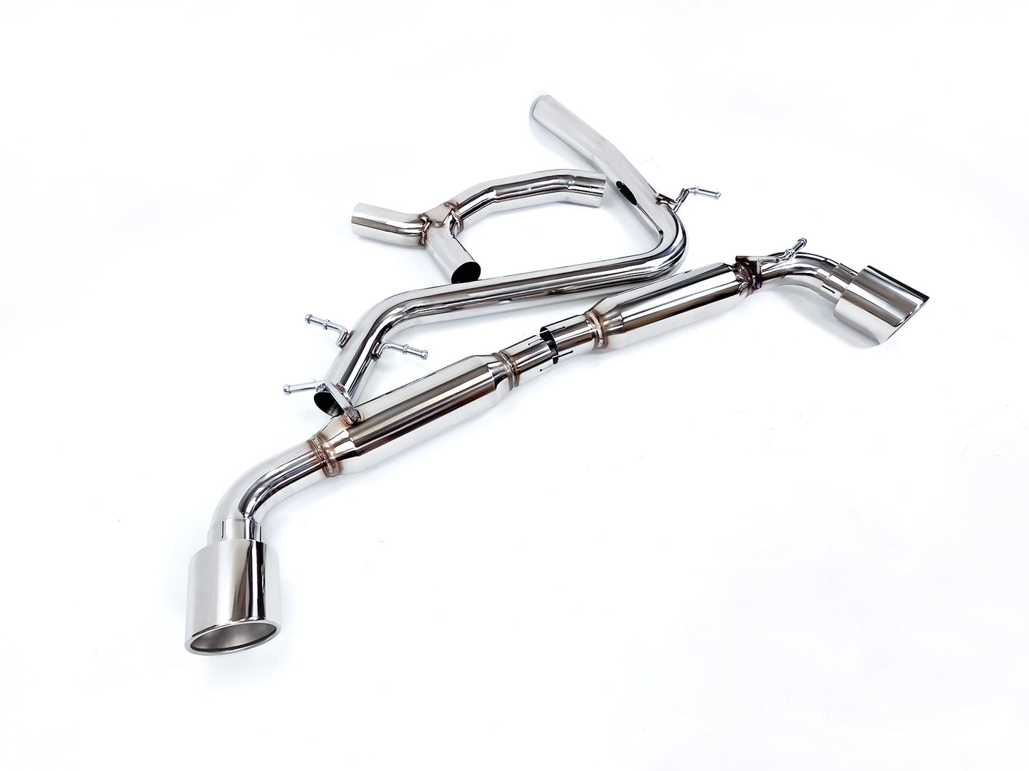 10-14 Volkswagen Golf GTi MK6 MKVI 2.0T VW Polished Catback Exhaust