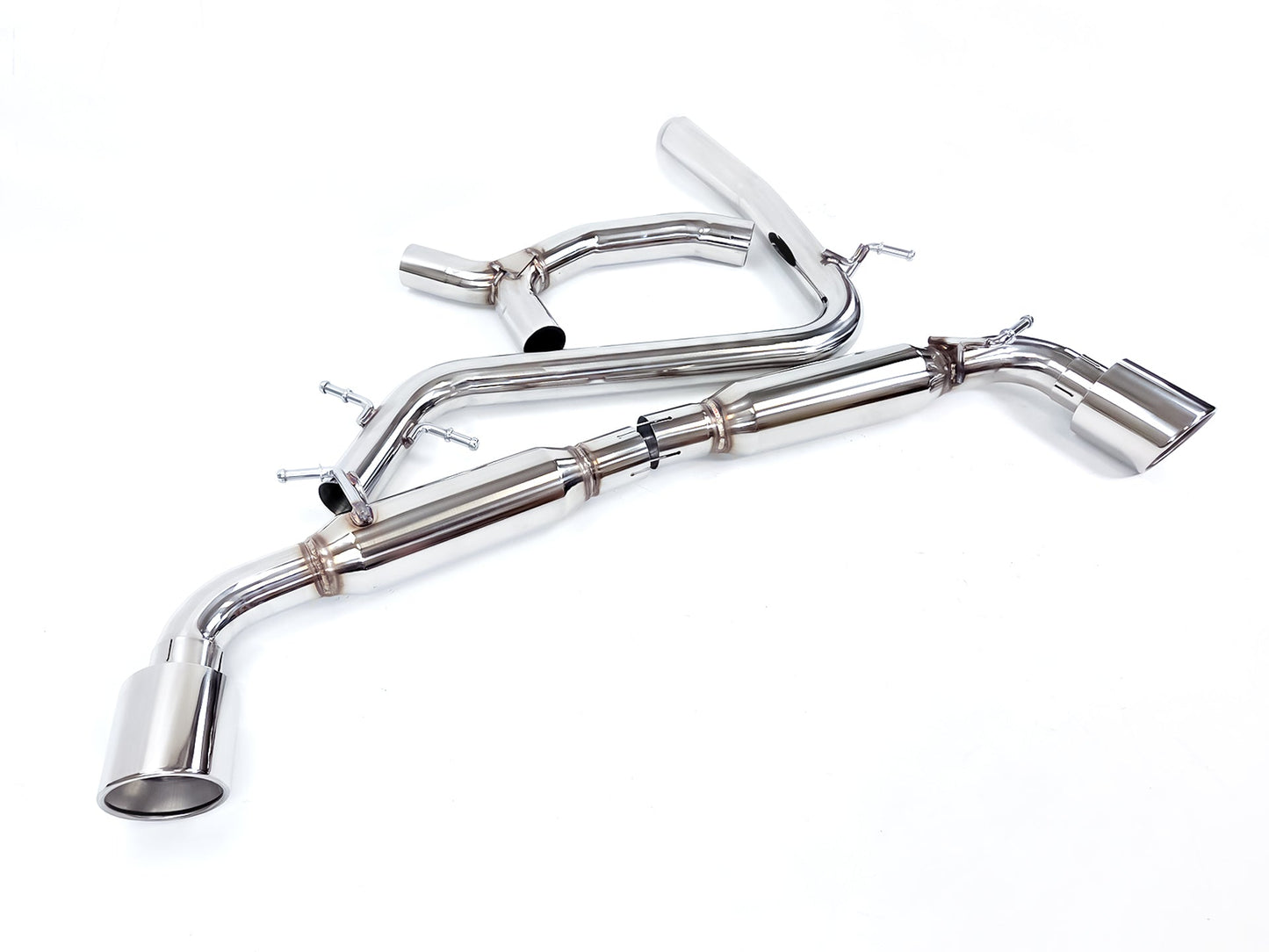 10-14 Volkswagen Golf GTi MK6 MKVI 2.0T VW Polished Catback Exhaust