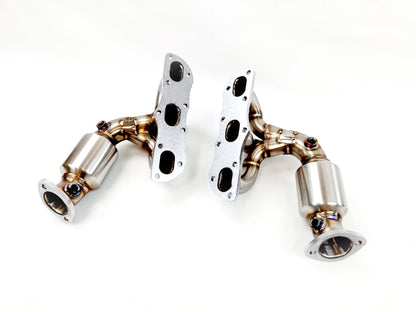 12-16 Porsche Cayman/Boxster 981 Resonated Sport Exhaust Header/Manifolds