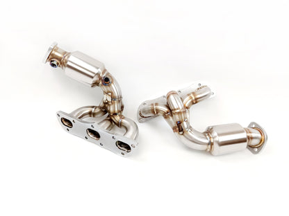 12-16 Porsche Cayman/Boxster 981 Resonated Sport Exhaust Header/Manifolds