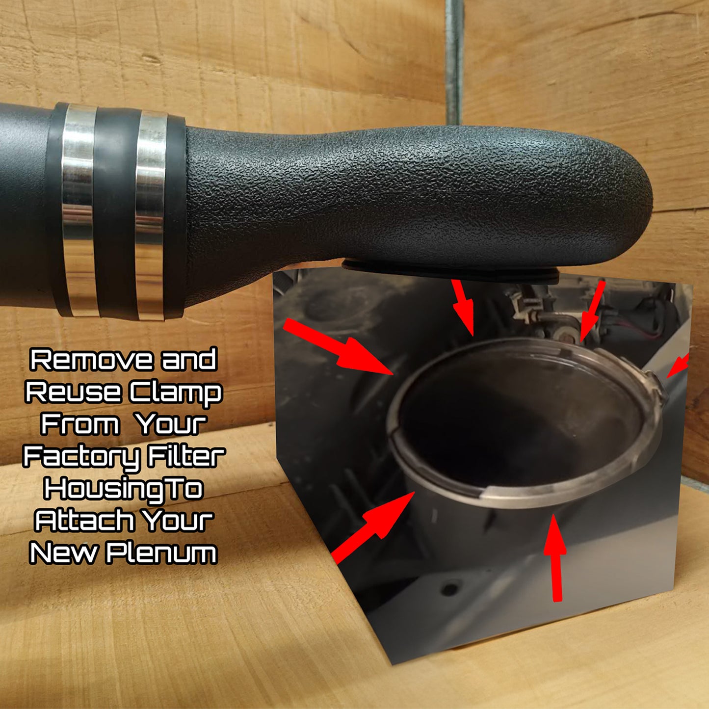 1994-2001 Dodge Ram 1500 2500 Air Intake 5.2L 5.9L Magnum V8 Gas Engine