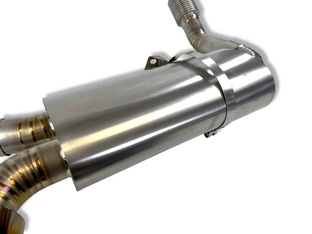 05-08 Porsche 987.1 Boxster/Cayman V2 Titanium Catback Exhaust Polished Tip