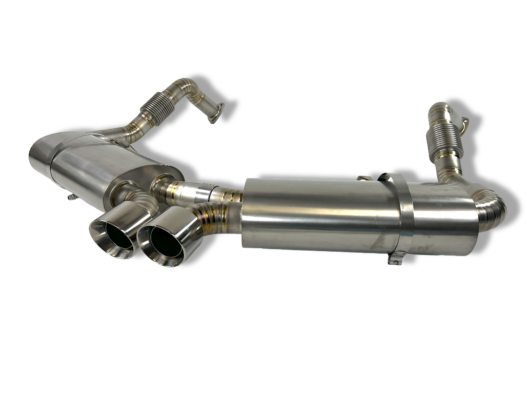 05-08 Porsche 987.1 Boxster/Cayman V2 Titanium Catback Exhaust Polished Tip