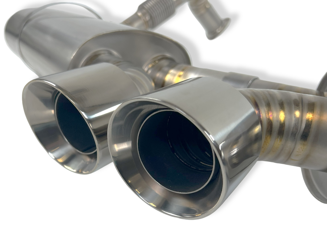 05-08 Porsche 987.1 Boxster/Cayman V2 Titanium Catback Exhaust Polished Tip