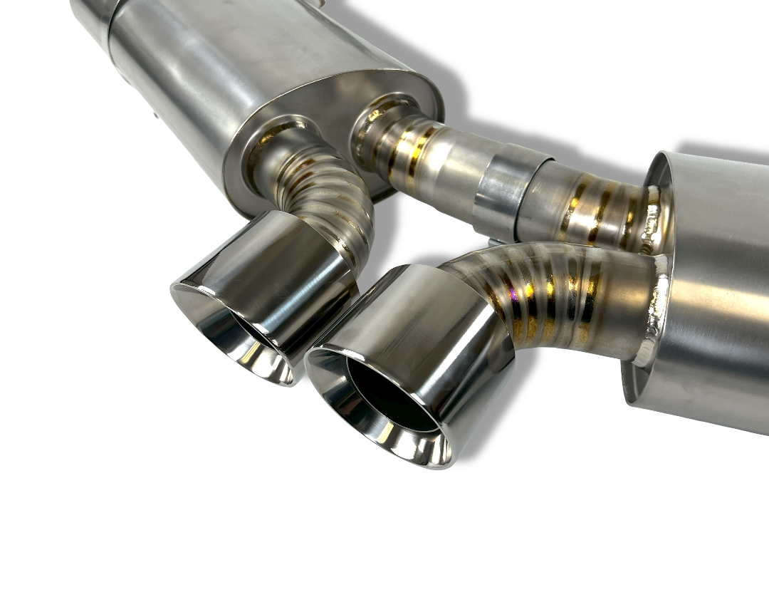 05-08 Porsche 987.1 Boxster/Cayman V2 Titanium Catback Exhaust Polished Tip