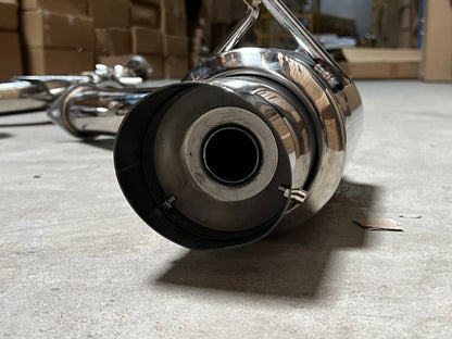 Blemished 02-09 Nissan 350Z Z33 Fairlady Y back Catback Exhaust w/ Silencer and Polished Tips