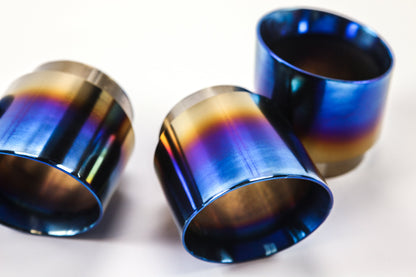 2015+ BMW F80 M3 / F82 M4 Titanium Slip On Angle Cut Exhaust Tip