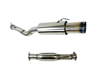 23+ Nissan Z 400Z Single Exit Burnt Tip Exhaust System RZ34