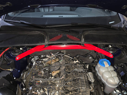 17-21 Audi B9 A4/A5/S4/S5/RS5 Billet Aluminum Front Strut Brace Red