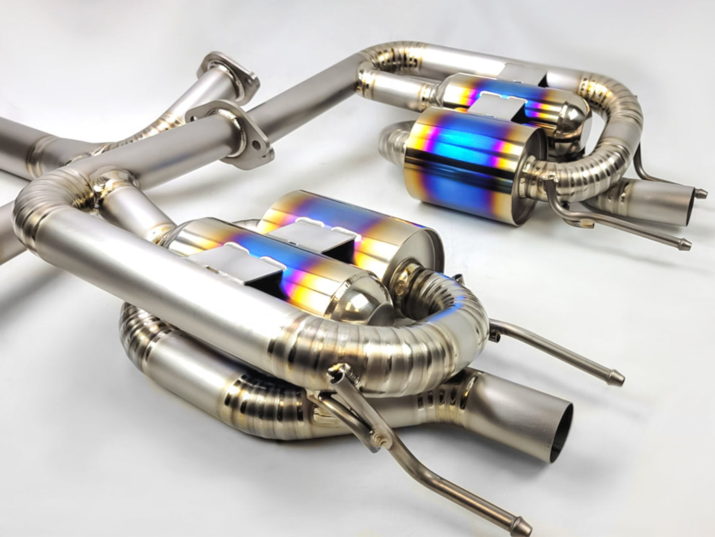 2008-2014 Lexus ISF IS-F Burnt Titanium Mufflered Axle Back Exhaust System
