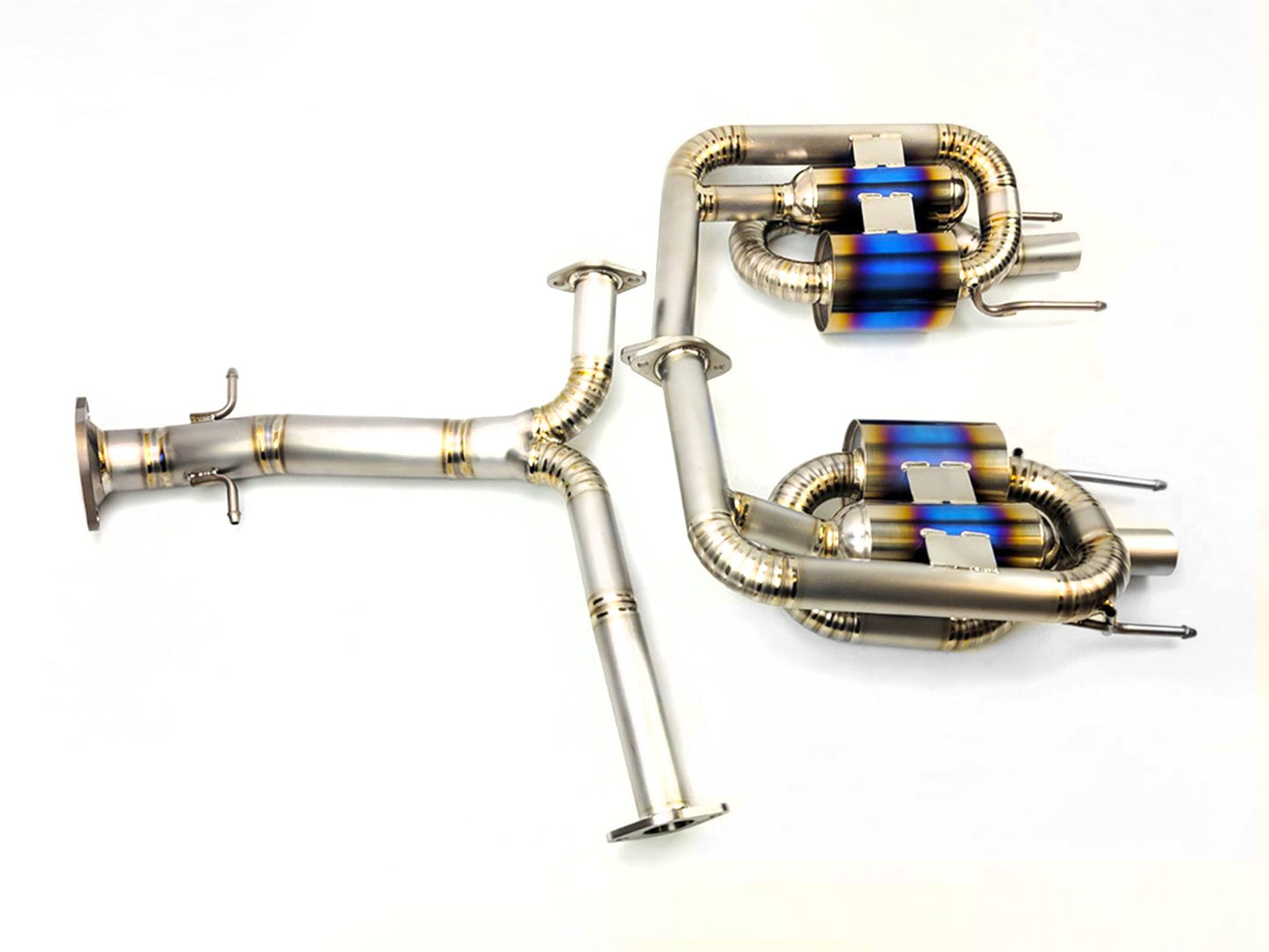 2008-2014 Lexus ISF IS-F Burnt Titanium Mufflered Axle Back Exhaust System