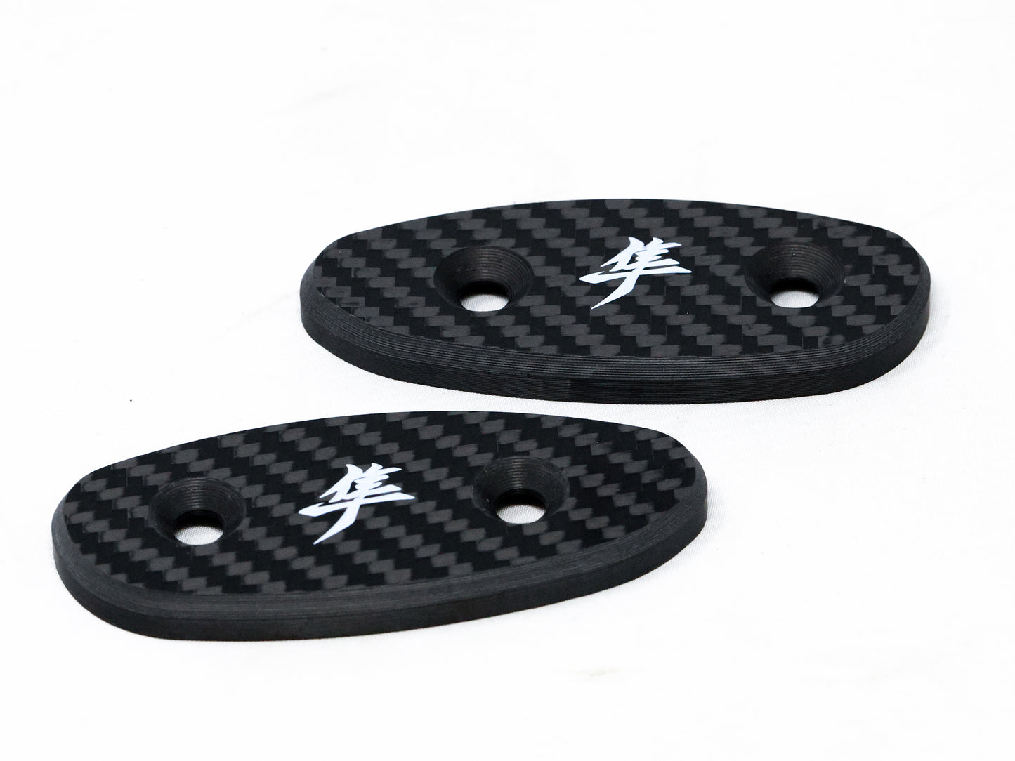 1999-2020 Suzuki Hayabusa GSX1300R Carbon Fiber Mirror Block Off Plates
