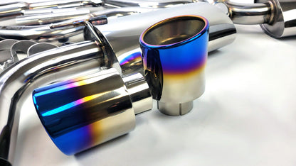 Volkswagen Golf GTI MK8 Catback Exhaust 2022-2023 Burnt Tip