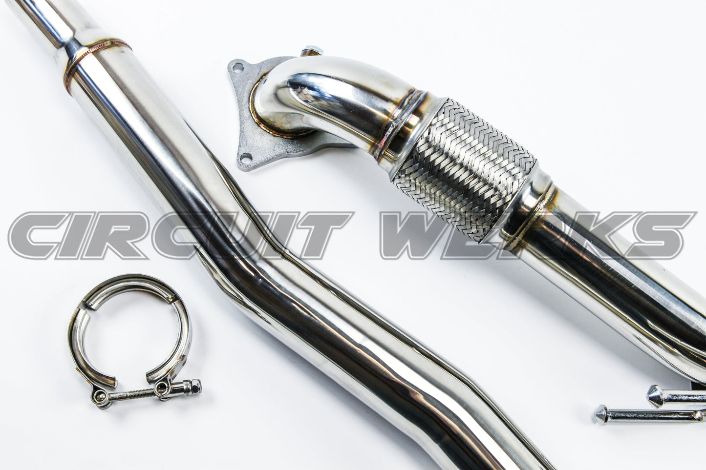 06-14 Golf GTi MK6 MKVI 2.0T Exhaust Volkswagen Turbo DeCat Downpipe 2.0L MK 6 (CCTA)