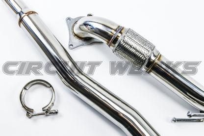 06-14 Golf GTi MK6 MKVI 2.0T Exhaust Volkswagen Turbo DeCat Downpipe 2.0L MK 6 (CCTA)