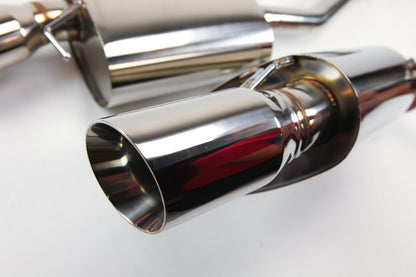07-10 BMW 335iX AWD E90 E92 N54 Twin Turbo Catback Exhaust Sedan Coupe Thick Wall Tip