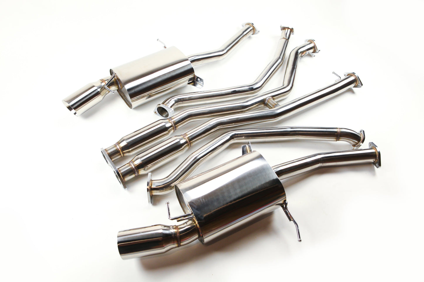 07-10 BMW 335iX AWD E90 E92 N54 Twin Turbo Catback Exhaust Sedan Coupe Thick Wall Tip
