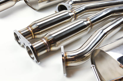 07-10 BMW 335iX AWD E90 E92 N54 Twin Turbo Catback Exhaust Sedan Coupe Thick Wall Tip