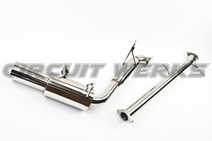 89-93 Mazda Miata B6ZE MX5 1.6 Polished Catback Exhaust System
