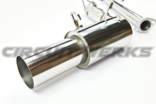 89-93 Mazda Miata B6ZE MX5 1.6 Polished Catback Exhaust System