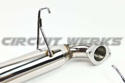 89-93 Mazda Miata B6ZE MX5 1.6 Polished Catback Exhaust System