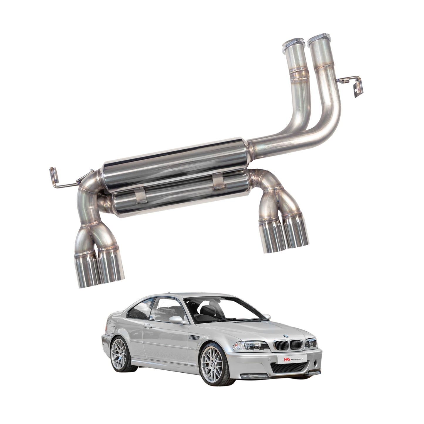 2000-2006 BMW M3 (e46) 3.2L Axleback Exhaust
