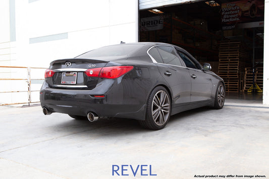 Revel Medallion Touring-S Exhaust System for 2016 Infiniti Q50 2.0t RWD/3.0t RWD/Red Sport 400 AWD/RWD & 2014 -2015 Infiniti Q50 AWD/RWD/Hybrid RWD/ Q50S AWD/RWD